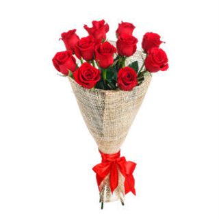 mazzo di 11 rosa (normale) .