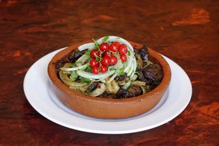 ხბოს ჯიგარი კეცზე