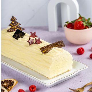 Bûche Citron Framboise & Fleur D'oranger