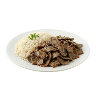 Plato De Ternera Con Arroz Y Queso