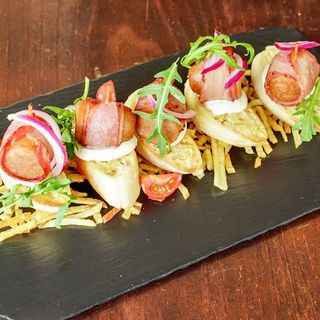 Mini Salchichas Envueltas En Bacon