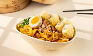 ატრია ბადრიჯნის კაცუთი / Eggplant Katsu Noodles.
