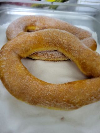 Graffa farcita con crema M & M'S