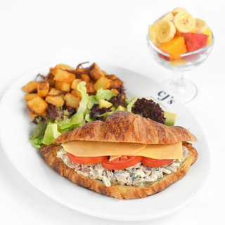 Chicken Salad-Filled-Croissant Combo (7AM - 12PM)