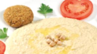 Falafel con hommos