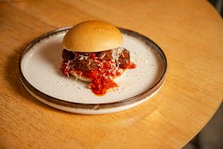 Meatball burger