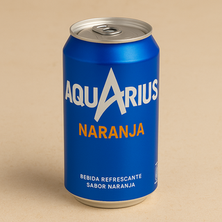 Aquarius Naranja lata 330ml.