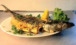 Скумбрия на мангалі