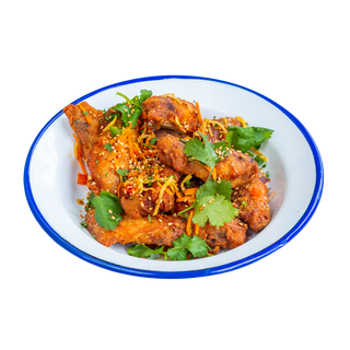 Alitas De Pollo Estilo Asiático