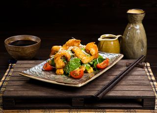 Աղցան Կեսար մանրածովախեցգետնով