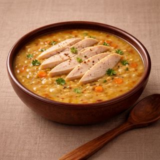 Суп гороховий з курячим філе (350/15г)