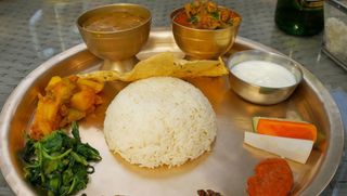 Chicken Thakali Thali