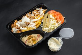 Shawarma pui (la farfurie)