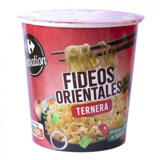 Noodles de Ternera Carrefour Sensations 65 Gr.