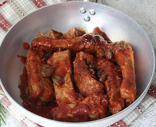 Maiale rostinciana in salsa agrodolce