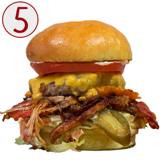 Monster Burger + пържени картофки (400г)