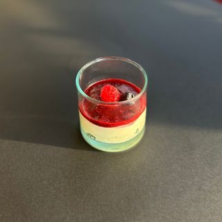 Panna cota aux fruits rouges 