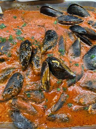 Cozze ripiene alla viareggina