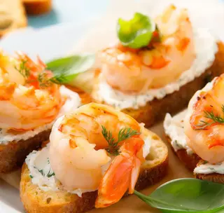 15. Tostada De Gambas