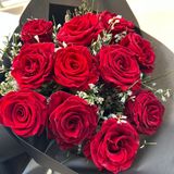 Bouquet de 15 Roses Rouges