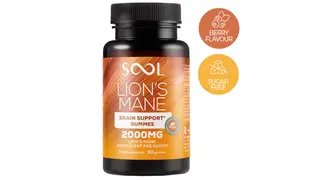 SOOL Brain Support Lion's Mane 2000mg 60szt Berry VEGAN