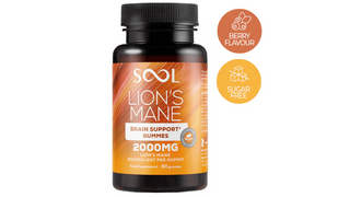 SOOL Brain Support Lion's Mane 2000mg 60szt Berry VEGAN