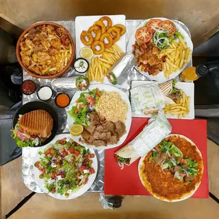 Kebab solo vegetales