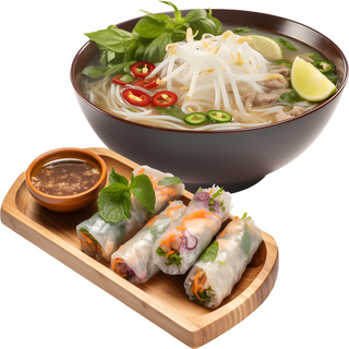 VALUE-Combo: Pho Pollo + Rollito 