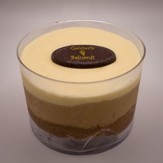 Mousse ai tre cioccolati monoporzione