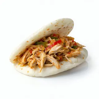 Arepa Con Pollo Desmechado