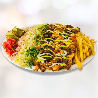 Shaorma de vita la farfurie