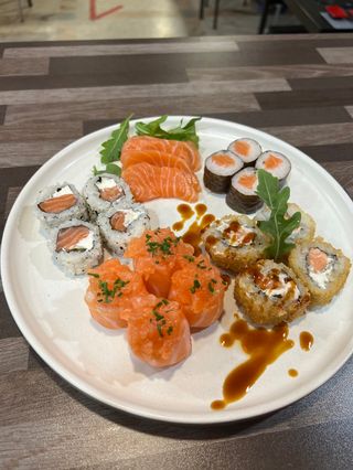 Box salmão 20 peças 