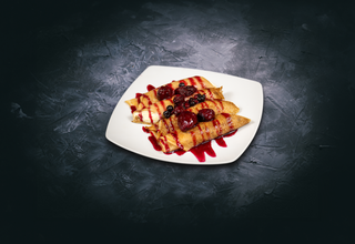 Clatite cu Vanilie si Fructe-400 gr