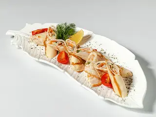 Млинці з слабосоленим лососем (225g)