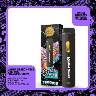 Vaper Desechable Gelato 70% CBD 2Ml