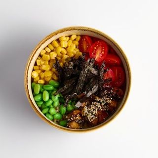 Поке с курицей терияки