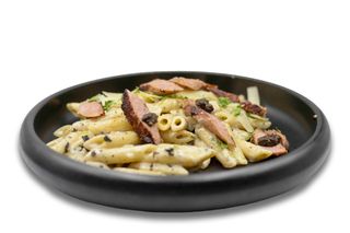 Penne con Salsiccia e Tartufo