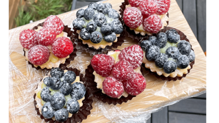 Babeczka jagodowa malina/borowka