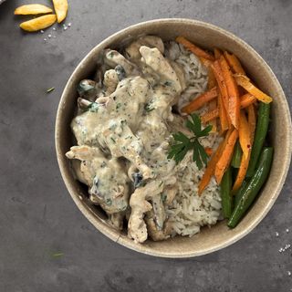 Émincé de Poulet champignon