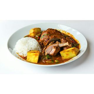 Ají de pato con Yuca