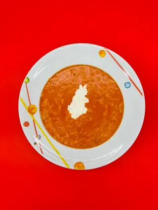 Risotto al pomodoro e burrata