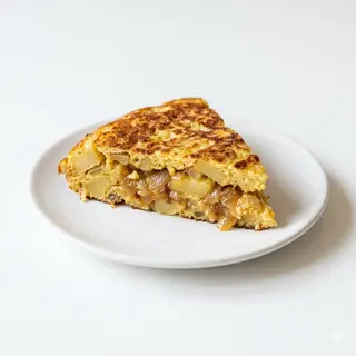Tortilla Casera Con Cebolla
