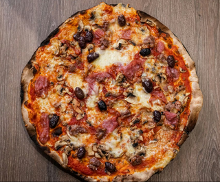 Pizza Funghi e Olive 32cm