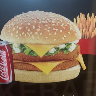 Doppio cheese burger - menù