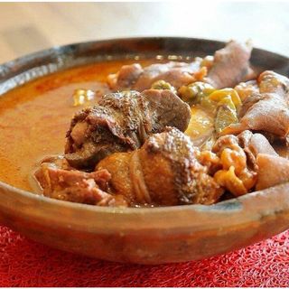 Pasted Groundnuts with Meat