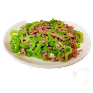 Cerdo Con Pimientos Verdes