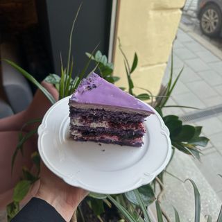 Торт лаванда-кокос