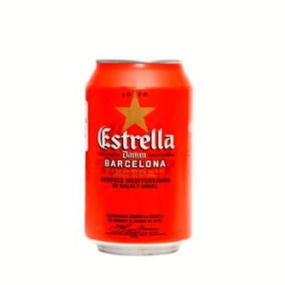 Estrella Damm Cerveza Lata 33cl