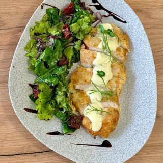 Куриный шницель  с сыром