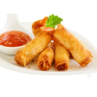 Colas de langostaino con salsa roja y verduras al estilo Shi-Chuan